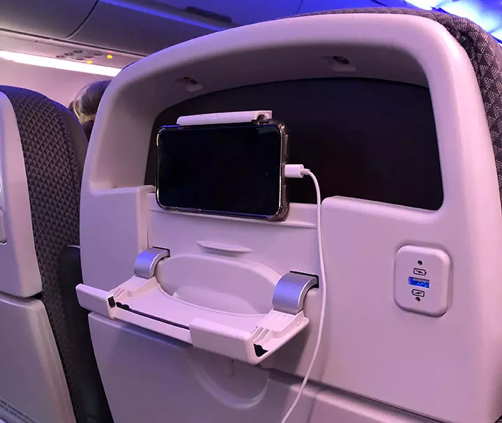 airplane phone holder