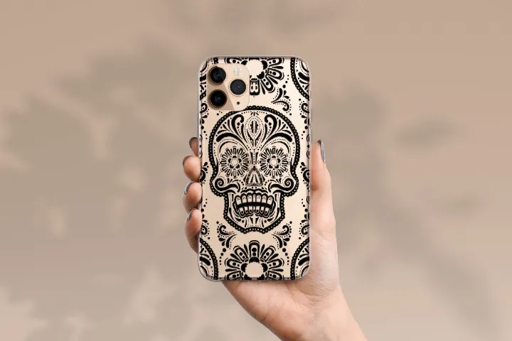 skull phone case