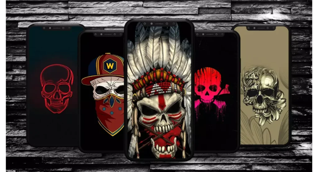skull phone case