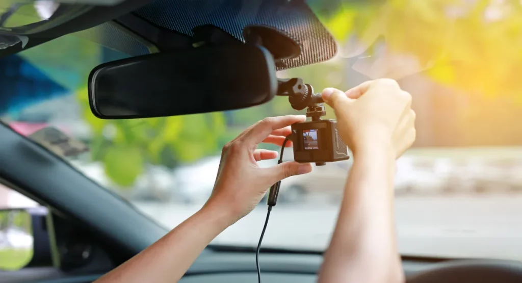 solar powered dash cam