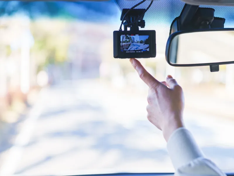 solar powered dash cam