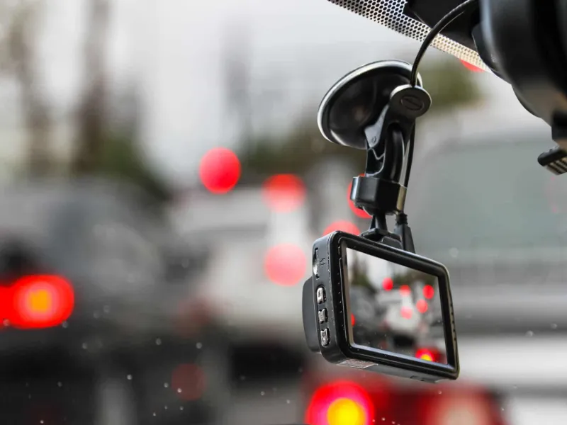 solar powered dash cam