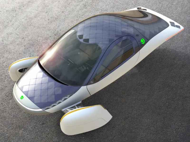 solar powered dash cam
