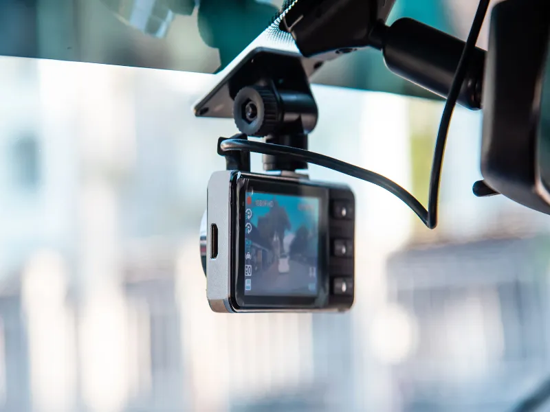 solar powered dash cam
