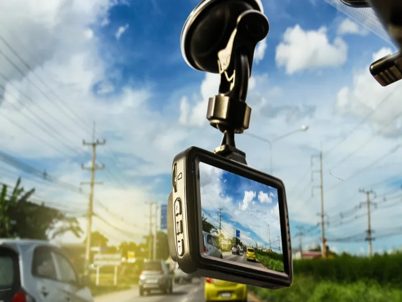 solar powered dash cam