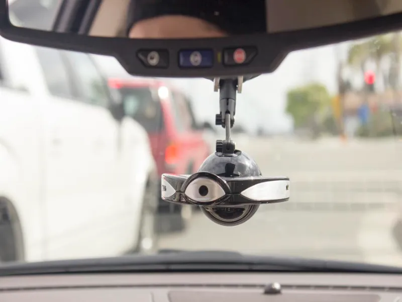 solar powered dash cam