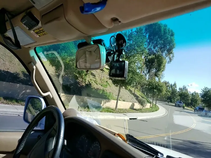 solar powered dash cam