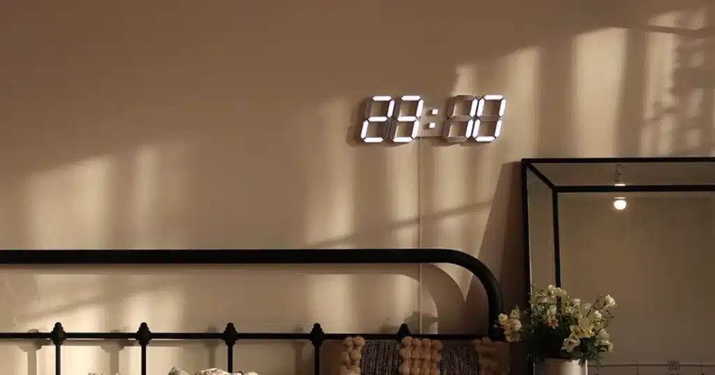 best large digital wall clocks
